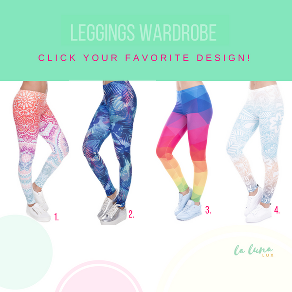 Colorful Yoga Leggings - Lux Flex Collection