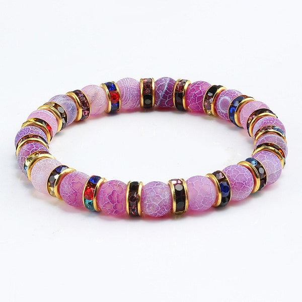 Love Crystal Chakra Yoga Bracelet