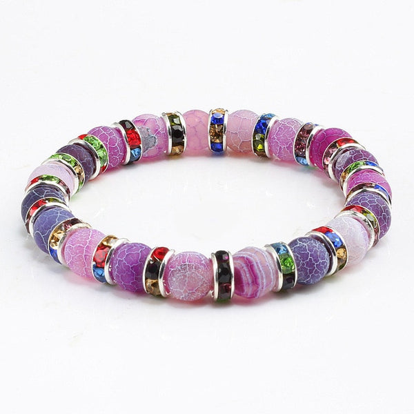 Love Crystal Chakra Yoga Bracelet