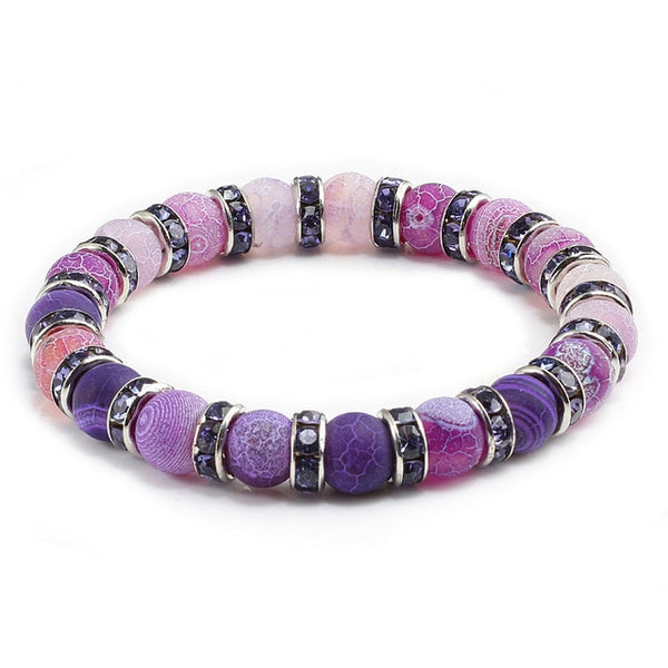 Love Crystal Chakra Yoga Bracelet